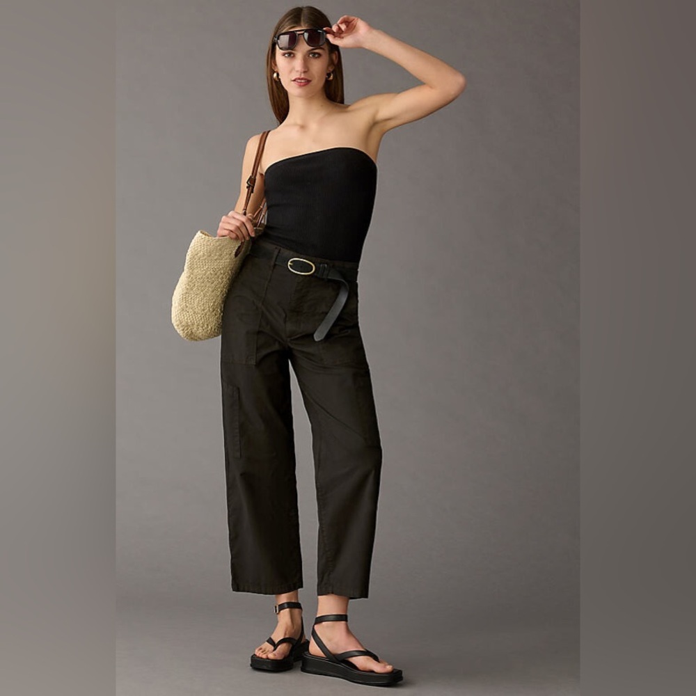 Agolde Daria Utility Pant Black Sz 32 Ankle